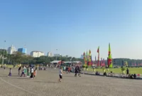 Monas Pascaperayaan HUT Jakarta: Keramaian Warga dan Aktivitas Akhir Pekan