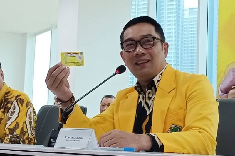 Golkar Siap Umumkan Nasib Ridwan Kamil di Pilkada, Catat Tanggalnya