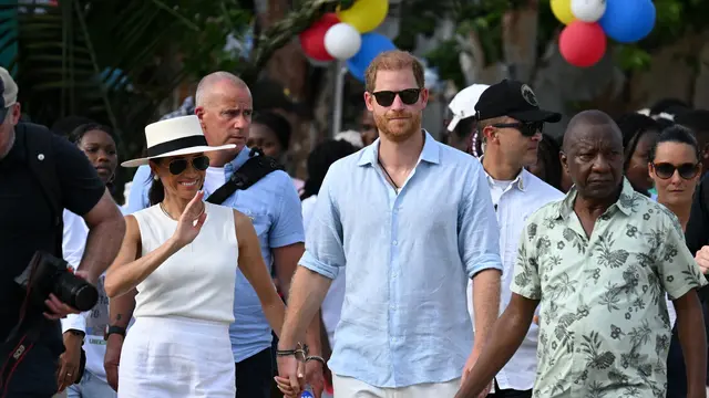 Pengamanan Ketat untuk Meghan Markle dan Pangeran Harry di Kolombia: Dilindungi Perisai Anti-peluru dan Militer Bersenjata
