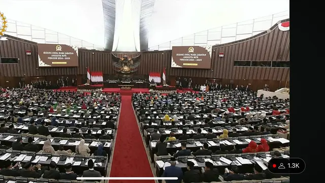 DPR RI 2024-2029 Resmi Dilantik Hari Ini
