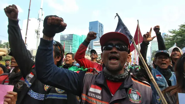 Gegap Gempita Aksi Ojol
