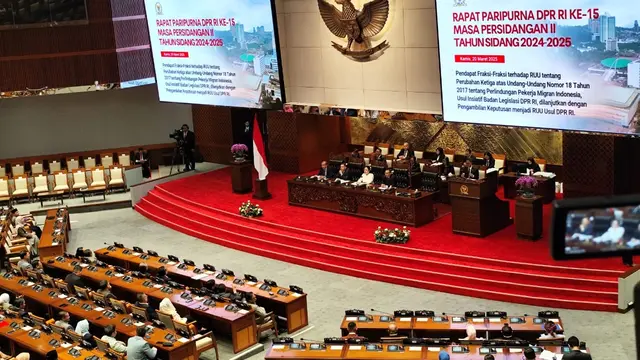 DPR Ketok Palu RUU TNI di Tengah Pro-Kontra