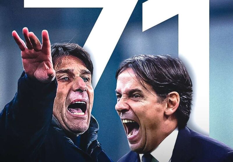 Inter dan Napoli Saling Bayang-Bayangi di Puncak Serie A