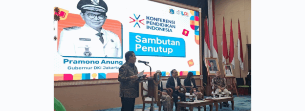 Canda Politik Pramono Anung dan Pratikno di Konferensi Pendidikan: “Kami 10 Tahun Jaga Dapur Negara”