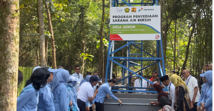 Pertamina Gandeng Seruni Bangun 16 Titik Air Bersih di Sragen