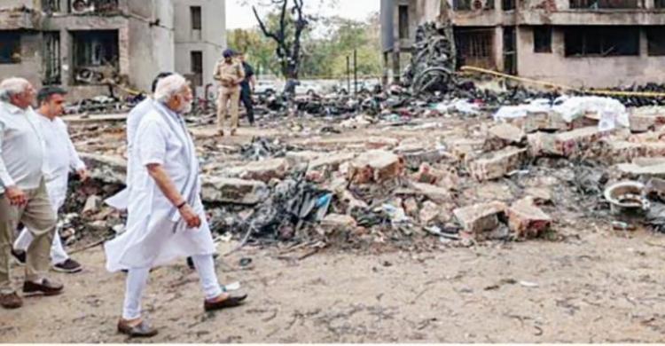 Modi Tinjau Langsung Lokasi Jatuhnya Air India AI‑171 di Ahmedabad